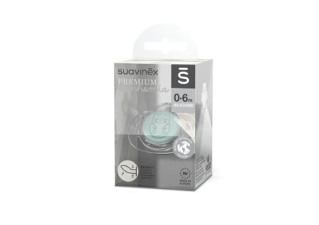 Пустушка анотомічна, 0-6 місяців,  Bonhomia /зелена (8426420079099)