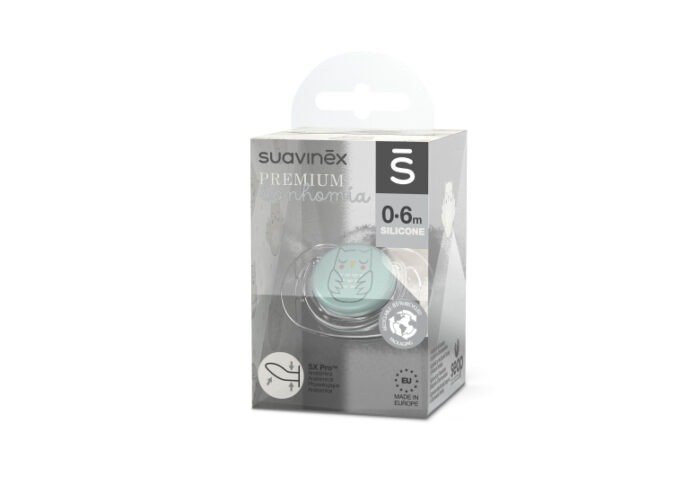 Пустушка анотомічна, 0-6 місяців,  Bonhomia /зелена (8426420079099) - Зображення 1