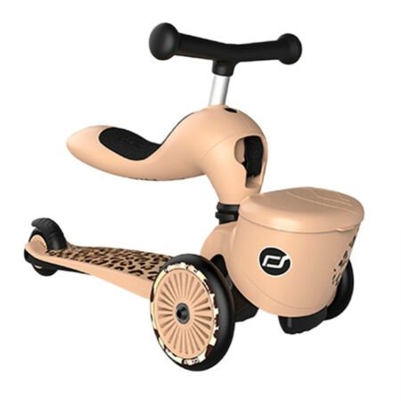 Самокат Scoot and Ride серии Highwaykick-1Lifestyle леопард, до 3р/20кг