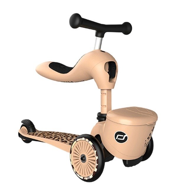 603447_3 Самокат Scoot and Ride серии Highwaykick-1Lifestyle леопард, до 3р/20кг - Зображення 2