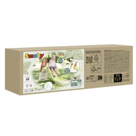 Гірка з водним ефектом Smoby Life, довжина 150 см, зелено-беж., 159x68x100 см, 2+ - Зображення 4