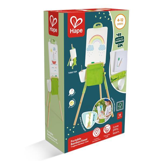 7 Бамбуковий мольберт Hape портативний (E2009) - Зображення 3