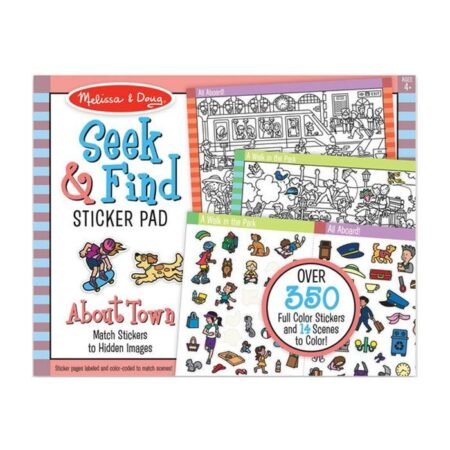 Знайди і наклей наліпку  Навколо міста  Melissa&Doug (MD30150)