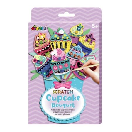 6004105 Набір для творчості, скретч-арт  Букет тістечок