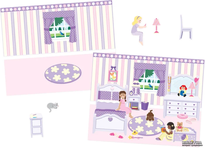 Набір багаторазових наліпок  Мій будинок  Melissa&Doug (MD14197) - Зображення 3