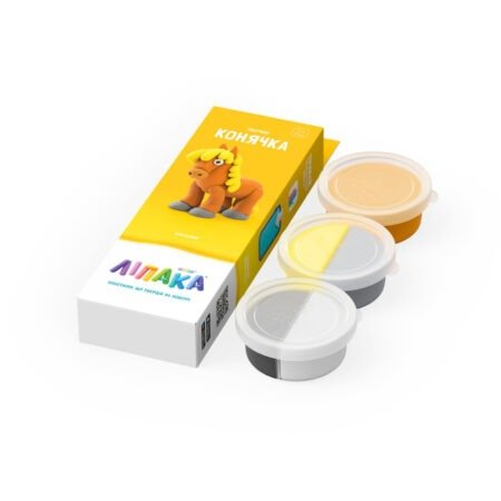 Набір пластиліну, що самостійно твердіє, ЛІПАКА – КОНЯЧКА - Зображення 2