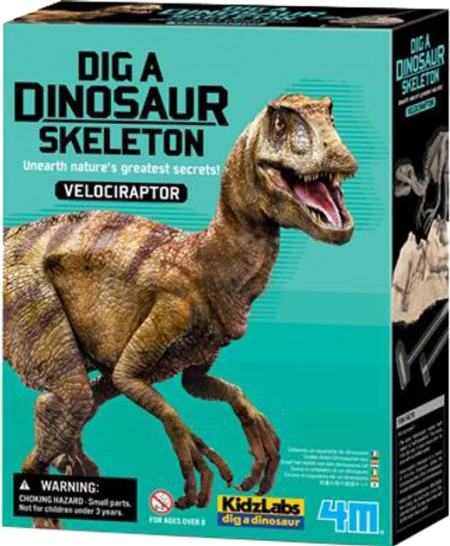 Набір для досліджень 4M Скелет велоцираптора (00-13234)