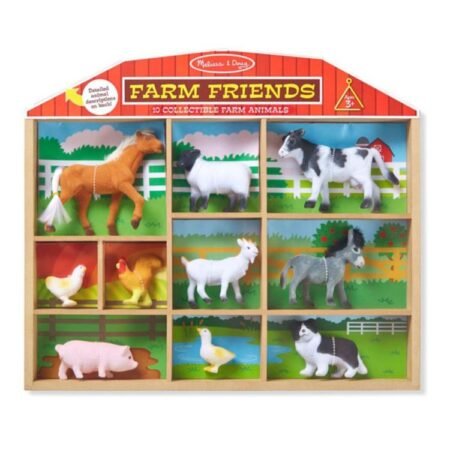 Ігровий набір тварин ферми, 10 штук Melissa&Doug (MD10594)