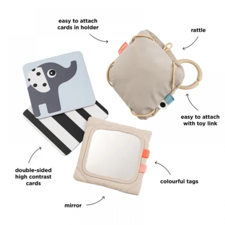 Тримач для контрастних карток Deer Friends Пісочна - Зображення 4