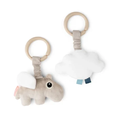 Підвісна іграшка (2 шт.) Happy Clouds Пісочна - Зображення 4