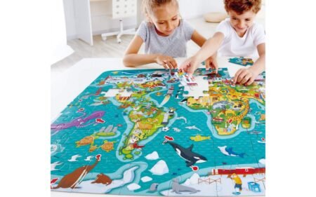 Пазл-гра Hape Карта світу 105 ел. (E1626) - Зображення 3