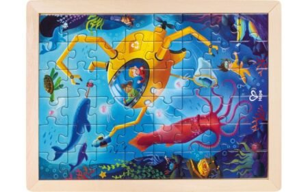 Пазл Hape Океан з розмальовкою (E1643)