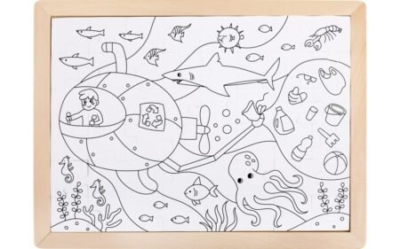 Пазл Hape Океан з розмальовкою (E1643) - Зображення 2