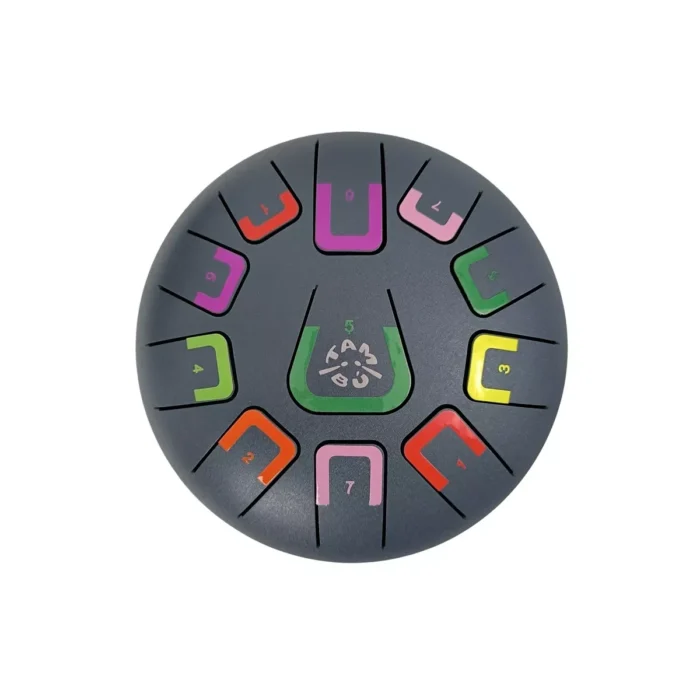 juegaconmigo-tambu-dark-blue-mat-tongue-drum-jctmb08b Tambu 8 11 нота, синьо-сірий - Зображення 1