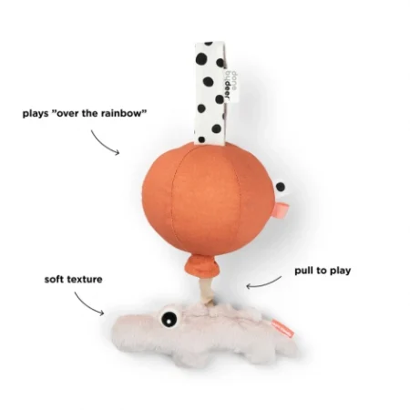 Музична іграшка Happy Clouds Croco Пудра - Зображення 2