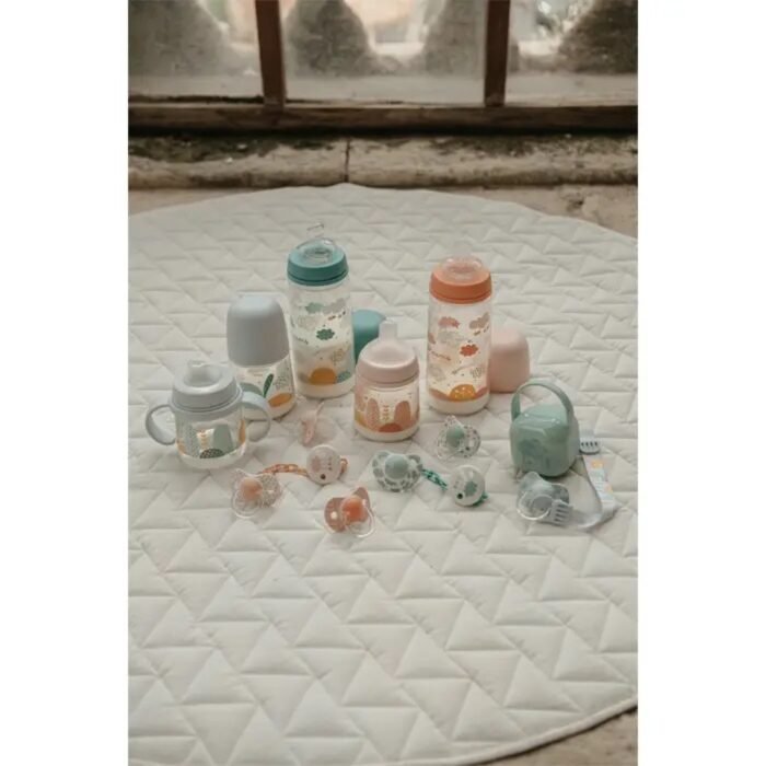 Пустушка фізіологічна (набір: 2 шт.), 0-6 місяців,  A walk in the park , рожева (8426420083188) - Зображення 3