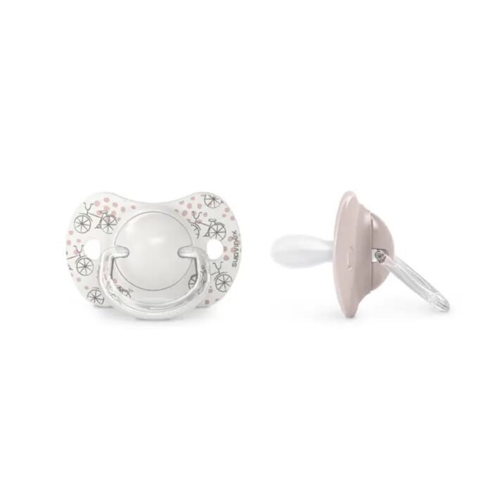 Пустушка фізіологічна (набір: 2 шт.), 0-6 місяців,  A walk in the park , рожева (8426420083188) - Зображення 5