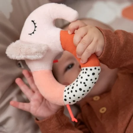 Брязкальце-каталка Elphee Пудра - Зображення 4