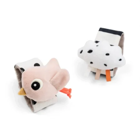 Набір браслетів для рук (2 шт.) Happy Clouds Пудра