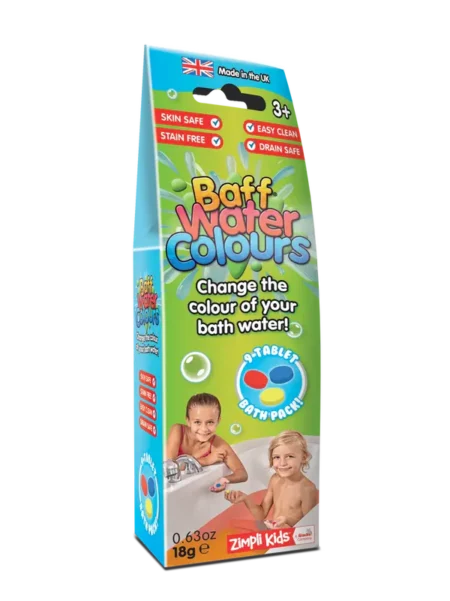 Набір бомбочок для ванни BAFF WATER COLOURS 3 PACK MIX RED, YELLOW AND BLUE