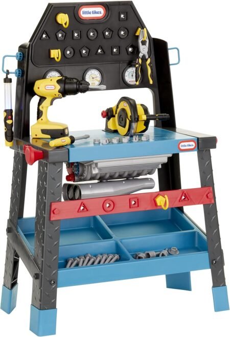 Little Tikes Набір 2в1 автомайстерня/столярна майстерня