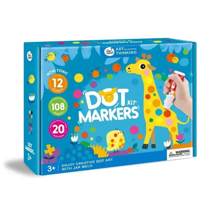 Точковий живопис Jar Melo 12 кольорів Dot Painting - Зображення 1