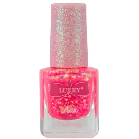 Лак для нігтів  Конфетті  з блискітками, колір яскраво-червоний - Зображення 2