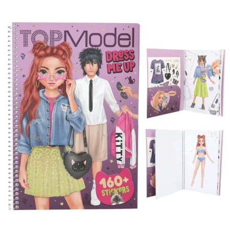 Книжка-розмальовка TOPModel Dress Me Up Big REBEL KITTY - Зображення 2
