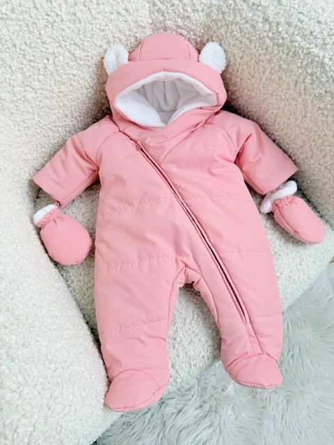 10 Зимовий комбінезон LUKA рожевий 74р. - Зображення 1