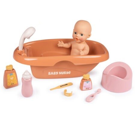 Ванна для пупса  Бебі Ньорс. Терракотова пудра  з аксес., 42см, 3+ - Зображення 2