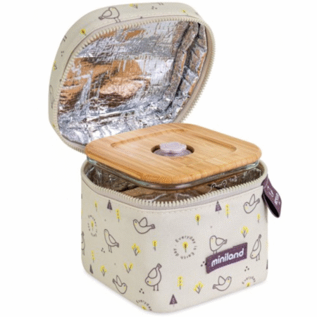 Термосумка с контейнерами (стекло) 2x210 мл Pack-2-go EcoSquare Chick - Зображення 2