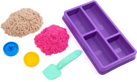 Набір піску для творчості - KINETIC SAND КОЛЬОРОВЕ ПЕЧИВО (2 кольори, 227 g, аксес.) - Зображення 2