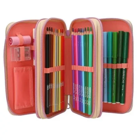 Пенал з канцелярією TOPModel Triple Pencil Case AOP GIRL POWER - Зображення 3