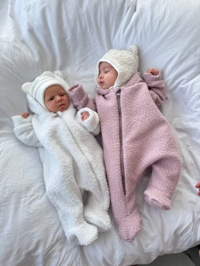 Демісезоний плюшевий комбінезон TEDDY ліловий 80 - Зображення 1