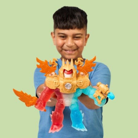 Герої Гуджитсу. Іграшка, що розтягується потрійна атака Гутрон Супрім (Метеор Меднес). Ігровий набір  ТМ  GooJitZu - Зображення 5