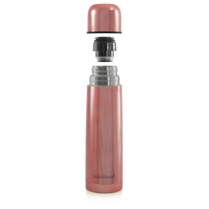 Термос для жидкостей розовое золото Deluxe Thermos Rose 500ML - Зображення 2