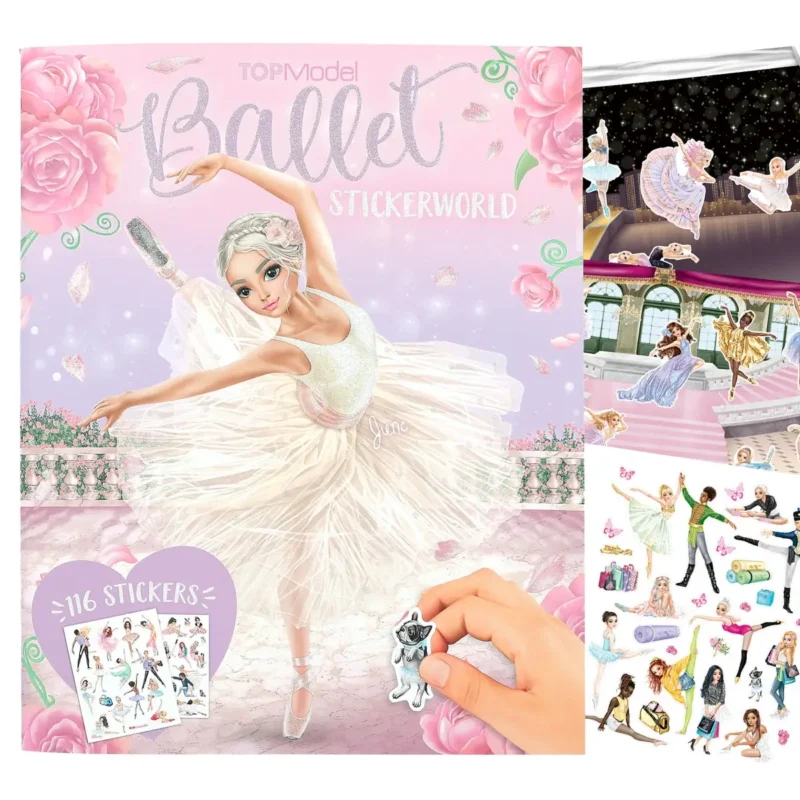 Альбом для стікерів TOPModel Stickerworld BALLET