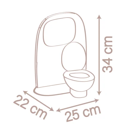 Ігровий набір  Ванна кімната , з аксес., 25х22,2х34 см, 3+ - Зображення 4