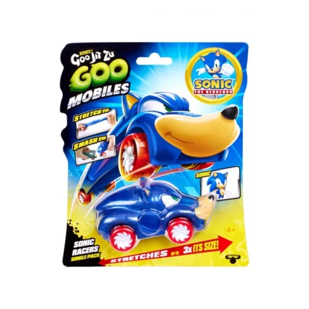 Герої Гуджитсу. Фігурка, що розтягується, машинка  Сонік . ТМ  GooJitZu