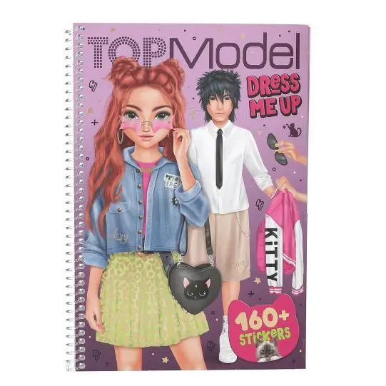 9 Книжка-розмальовка TOPModel Dress Me Up Big REBEL KITTY - Зображення 1