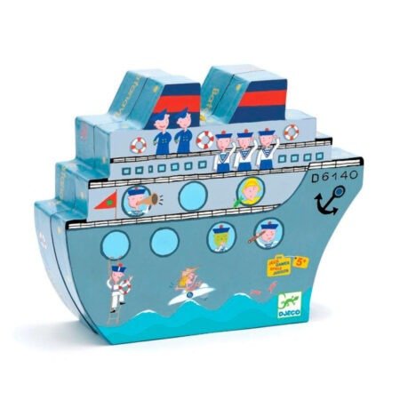Гра настільна дитяча дерев'яна арт. DJ05270 DJECO Гра настільна тактика Морський бій