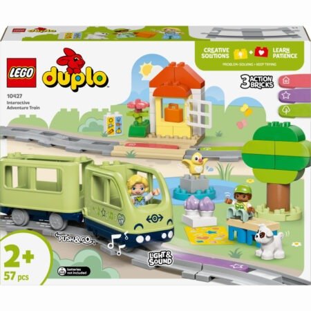 Конструктор LEGO DUPLO Town Інтерактивний пригодницький потяг