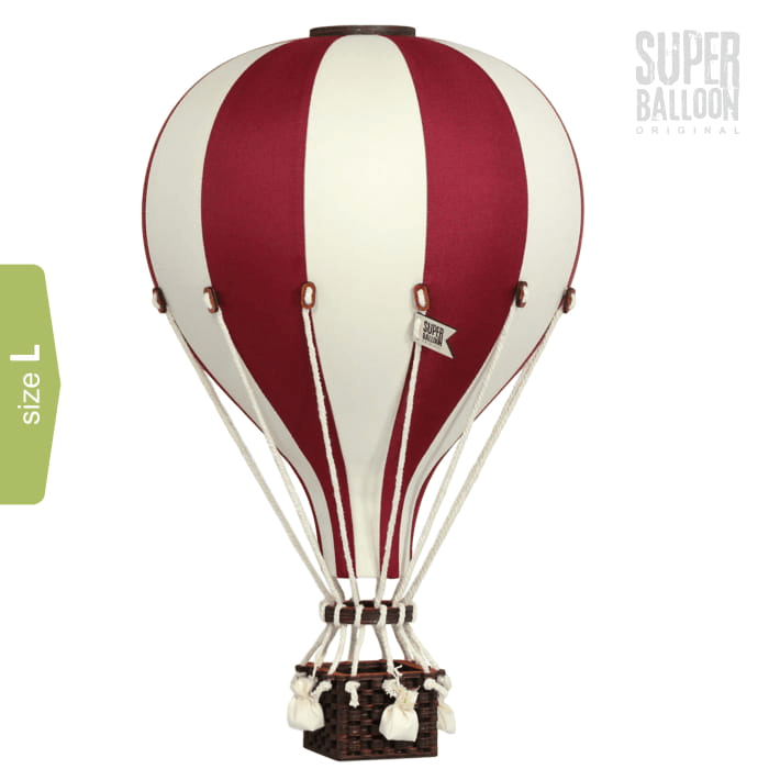 1.1 Повітряна куля - Decorative Balloon, розмір L - бежевий / бордовий - Зображення 1