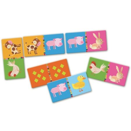 DJECO Гра дитяче доміно  Ферма ,DJ08158 - Зображення 2