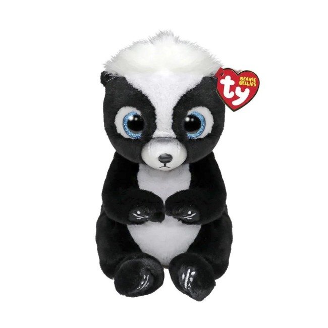 10 Дитяча іграшка м’яконабивна TY BEANIE BELLIES 41288 Скунс RUKUS - Зображення 1