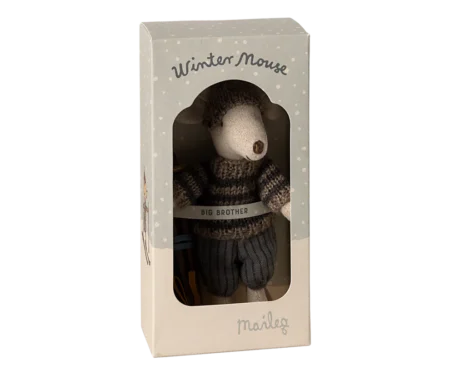 Зимова миша з лижним комплектом, Великий брат - Сірий - Зображення 3