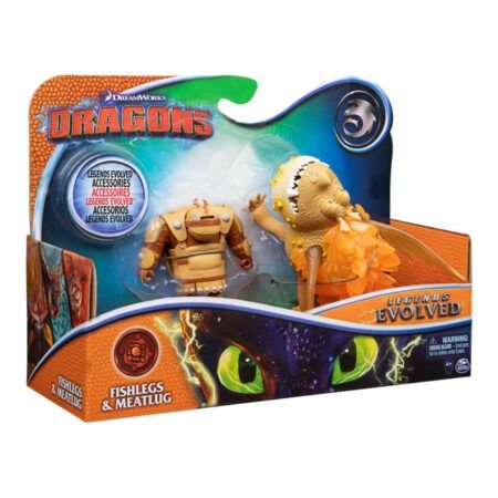 Як приборкати дракона 3:набір з  дракона  Беззубока у бойовому розкрасі та вікінга Гикавки