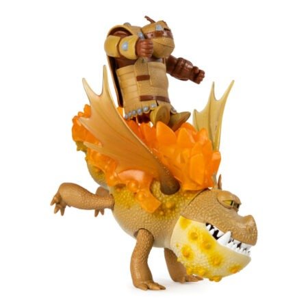 Як приборкати дракона 3:набір з  дракона  Беззубока у бойовому розкрасі та вікінга Гикавки - Зображення 2