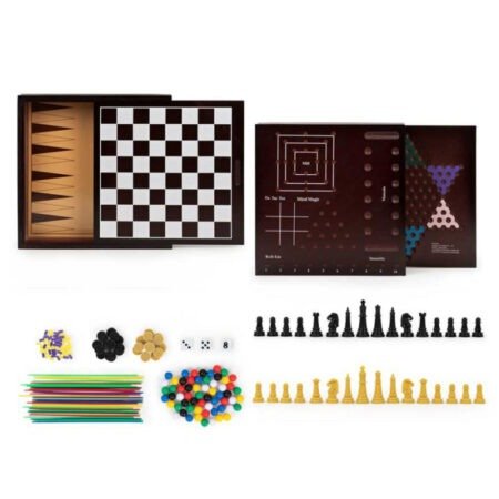 Набір з 10 класичних ігор (у дерев’яній коробці) - Зображення 2