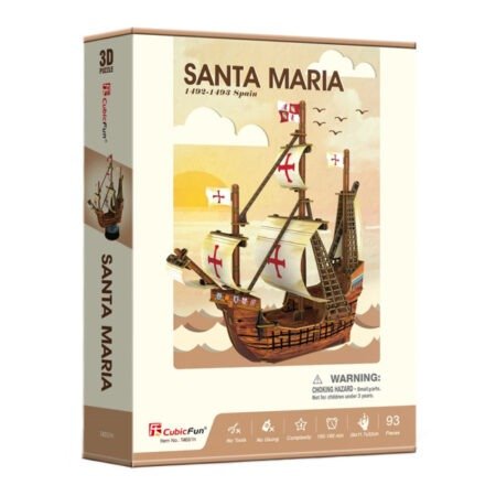 CubicFun Тривимірна головоломка-конструктор  Санта Марія